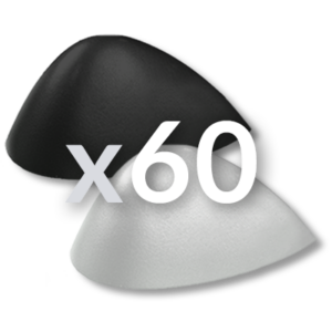 Black and White AeroHance Pods x60